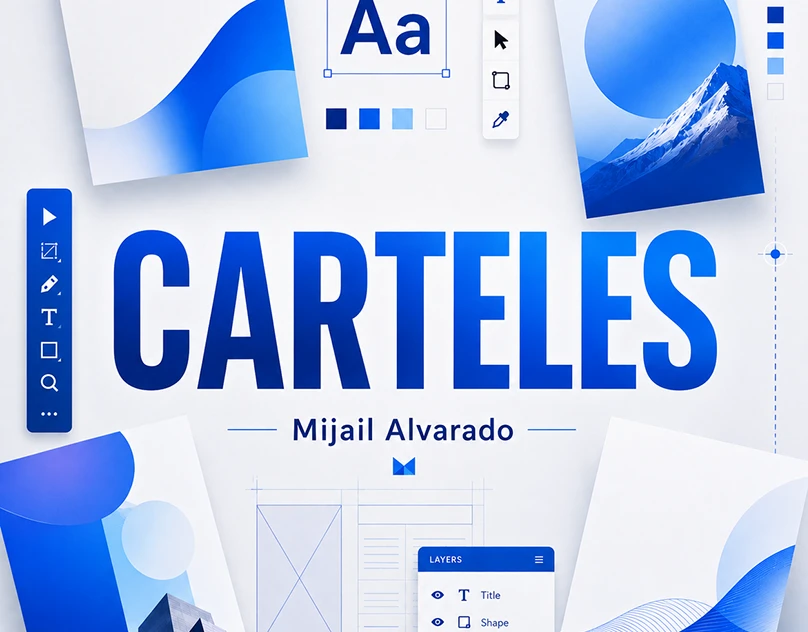 Portada de Carteles de Mijail Alvarado