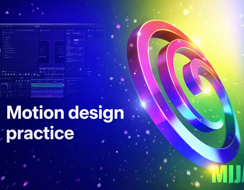 Portada de Motion design practice de Mijail Alvarado